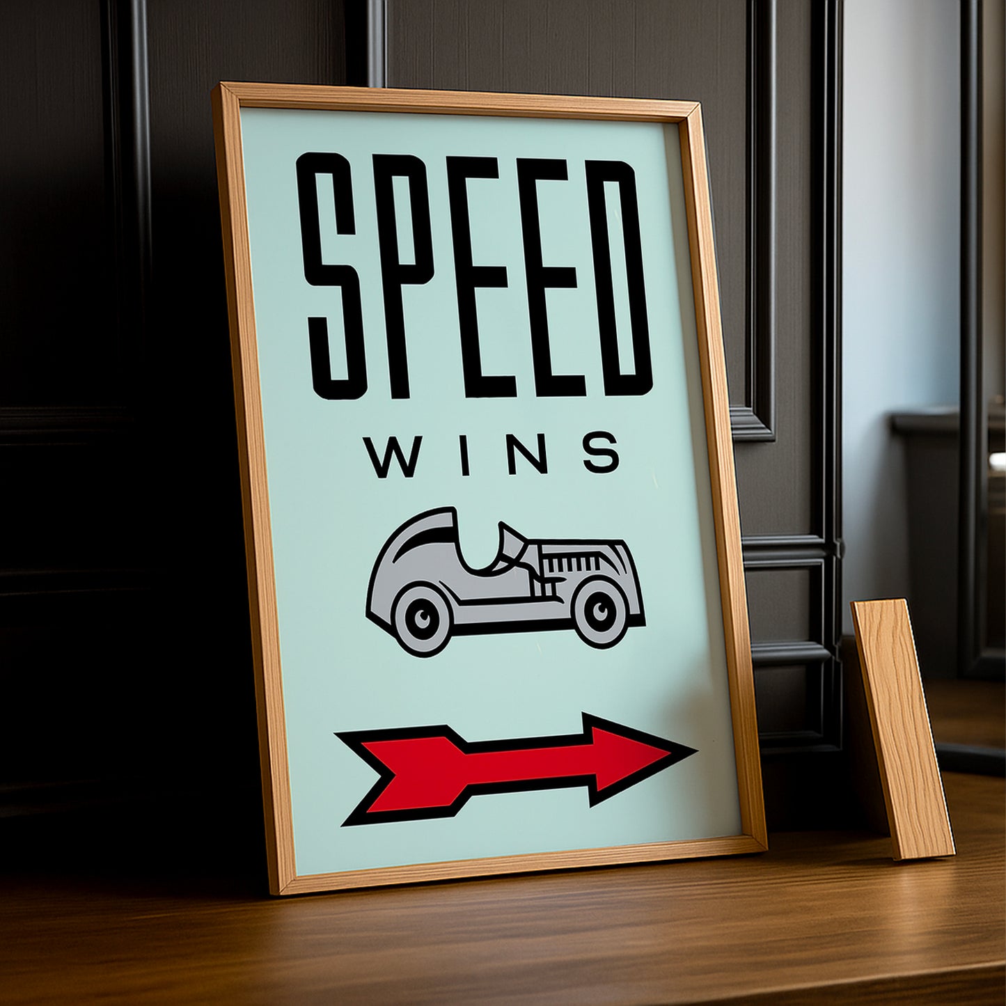 Speed Wins Monopoly - Cadre photo