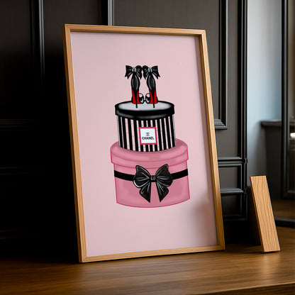 Cadre photo Mode - Boite Chanel