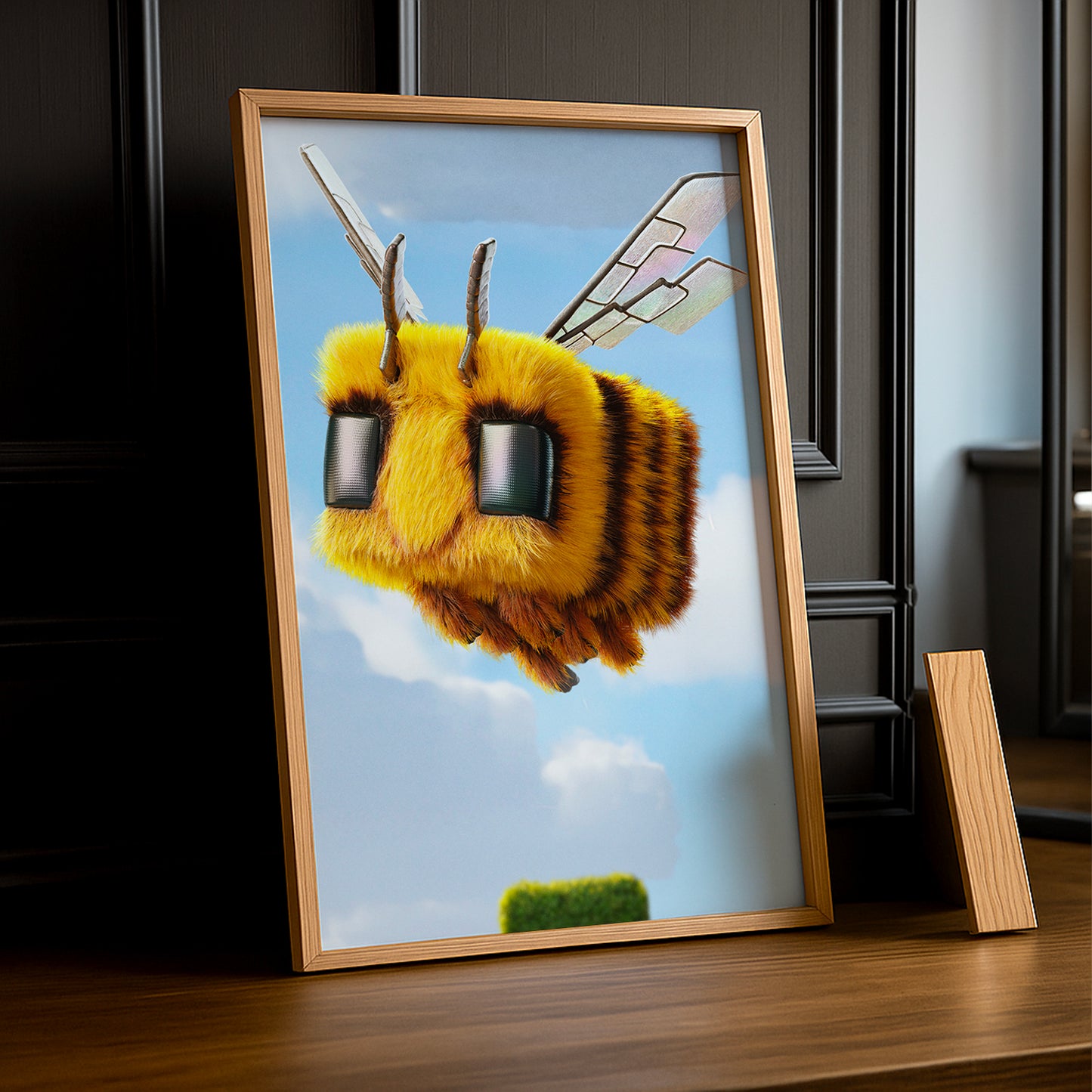 Cadre photo Minecraft - Abeille