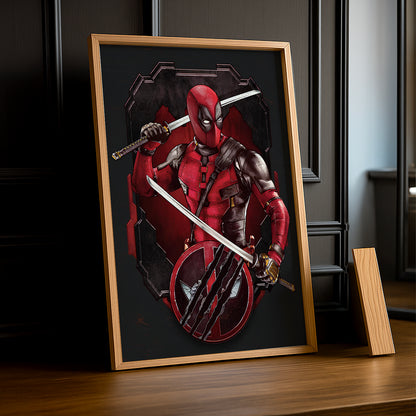 Cadre photo Deadpool Marvel