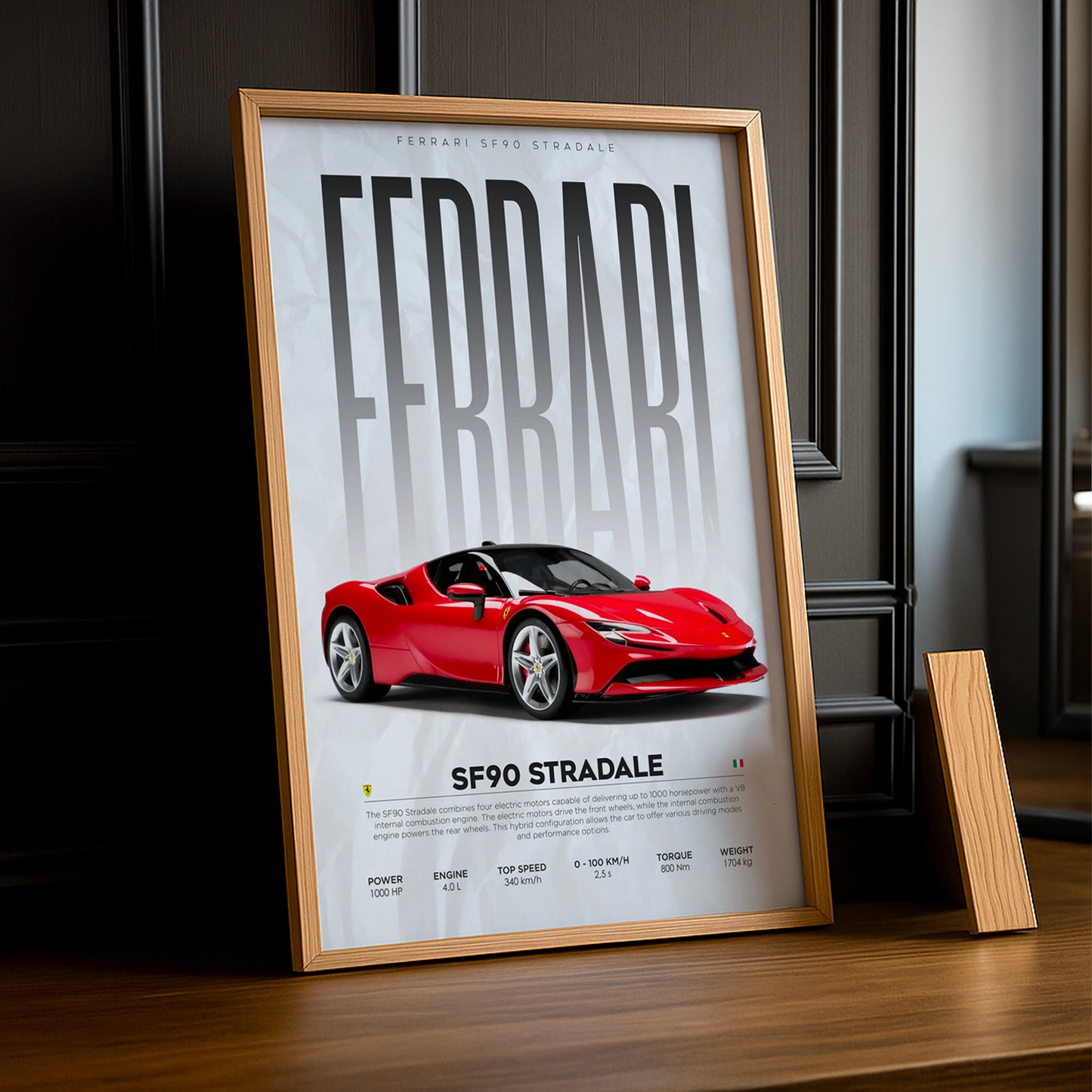 Cadre photo Ferrari SF90 Stradale