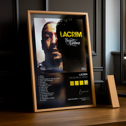 Cadre photo Album Musicaux - Toujours le même de Lacrim