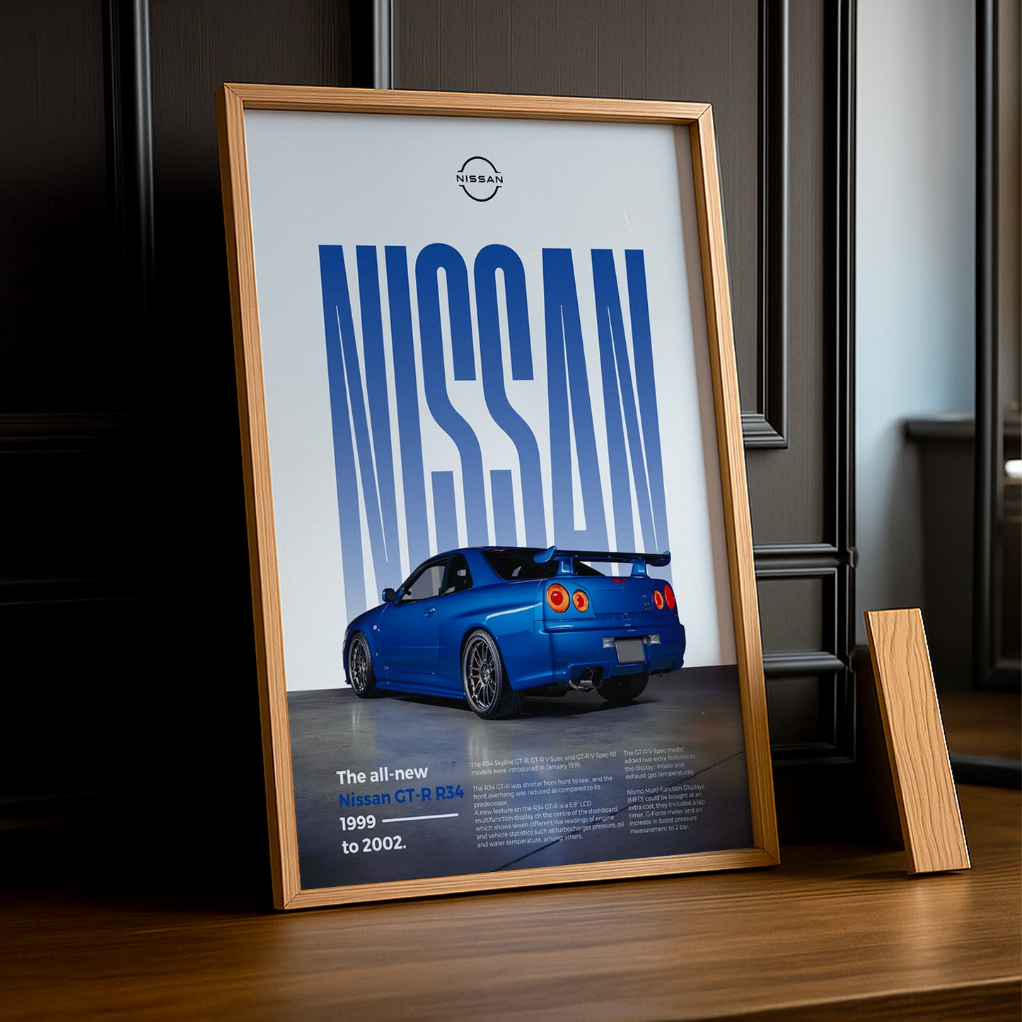 Poster Voitures - Nissan GT-R R-34