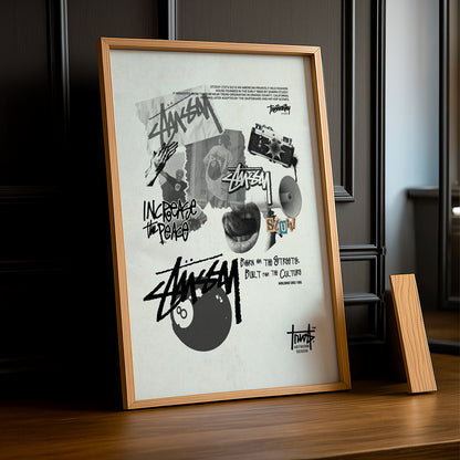Cadre photo Stüssy poster