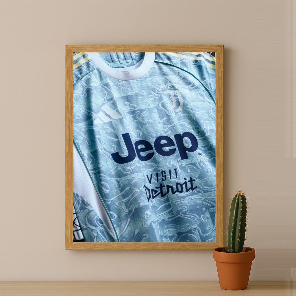 Poster Maillot Football - Juventus Turin Kit 25-26