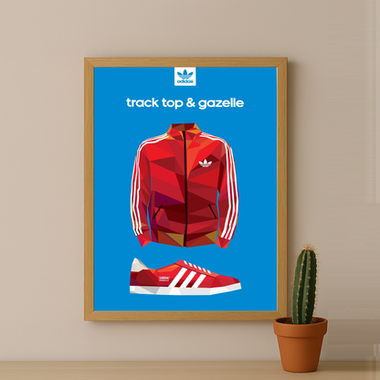 Cadre photo Adidas - Gazelle Outfit