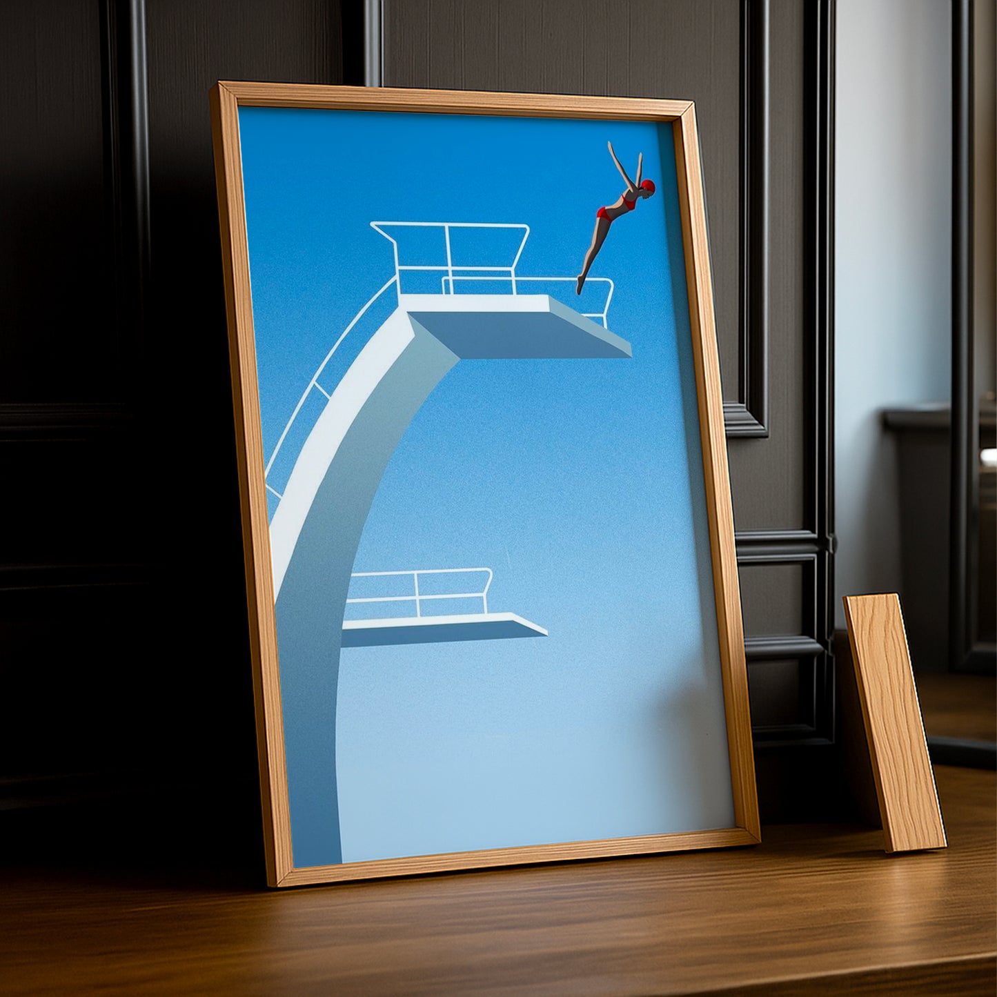 Cadre Photo Natation - Plongeoir