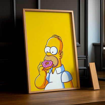 Cadre Photo Les Simpsons - Homer Donuts