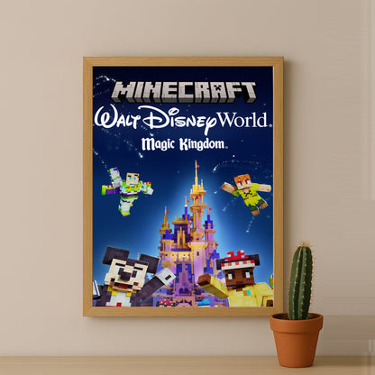 Cadre photo Minecraft - Walt Disney