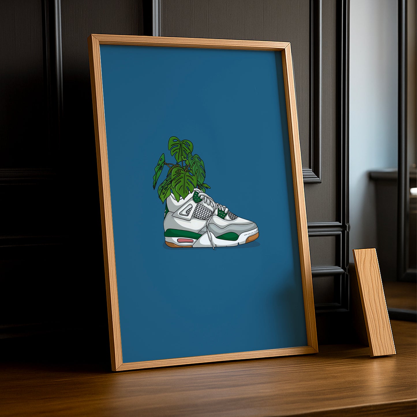 Cadre photo Air Jordan 4 Plante