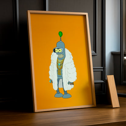 Cadre Photo Futurama - Bender Bling-Bling