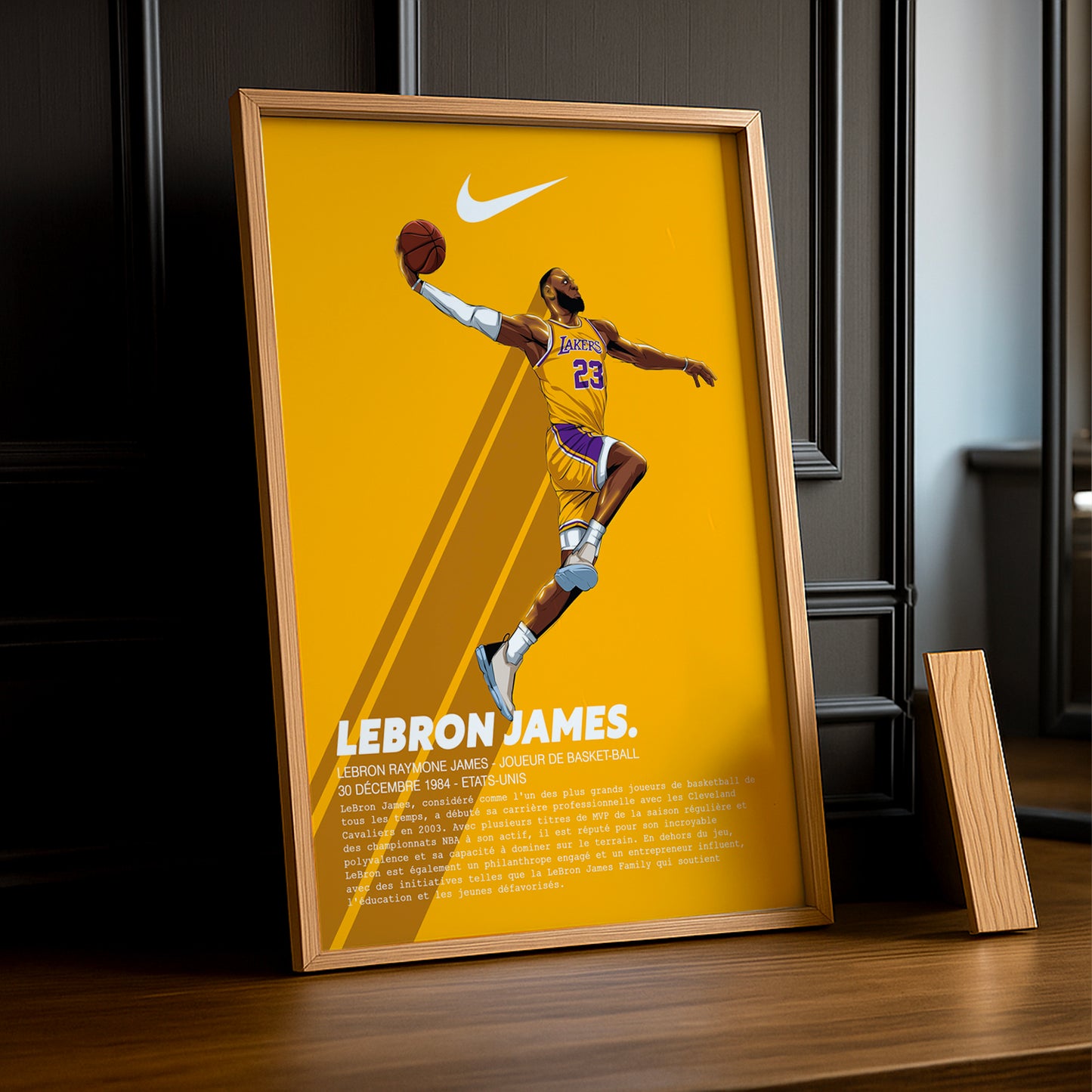 Cadre photo Lebron James NBA