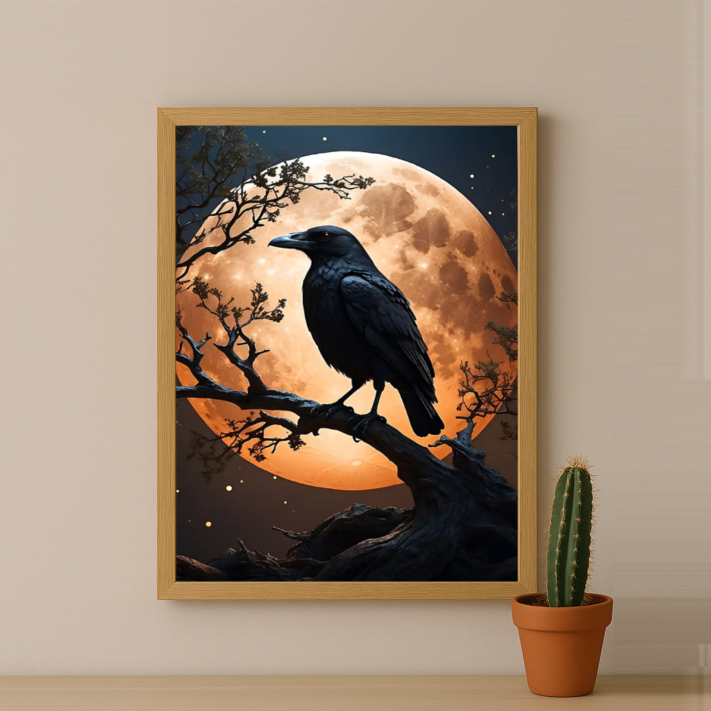 Poster Halloween - Corbeau