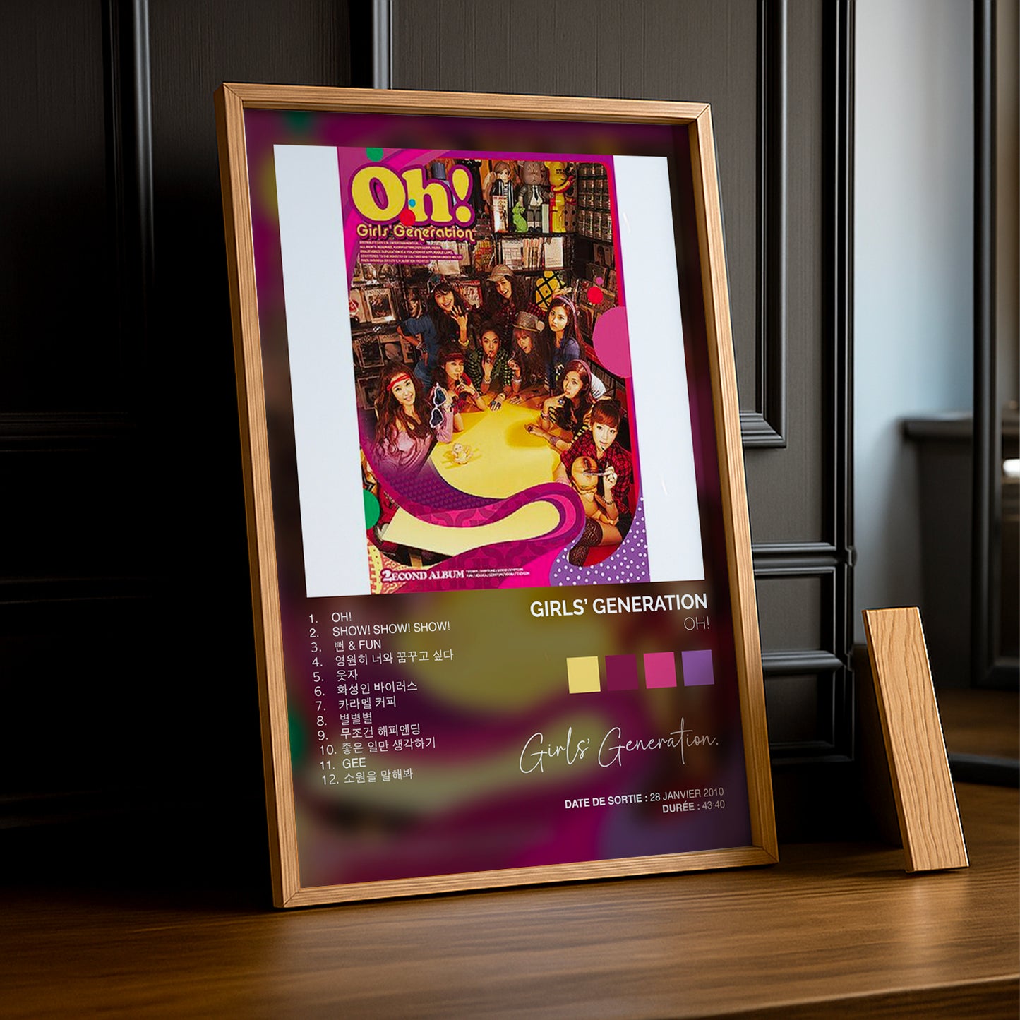 Cadre Photo K-Pop - Girls' Generation Oh!