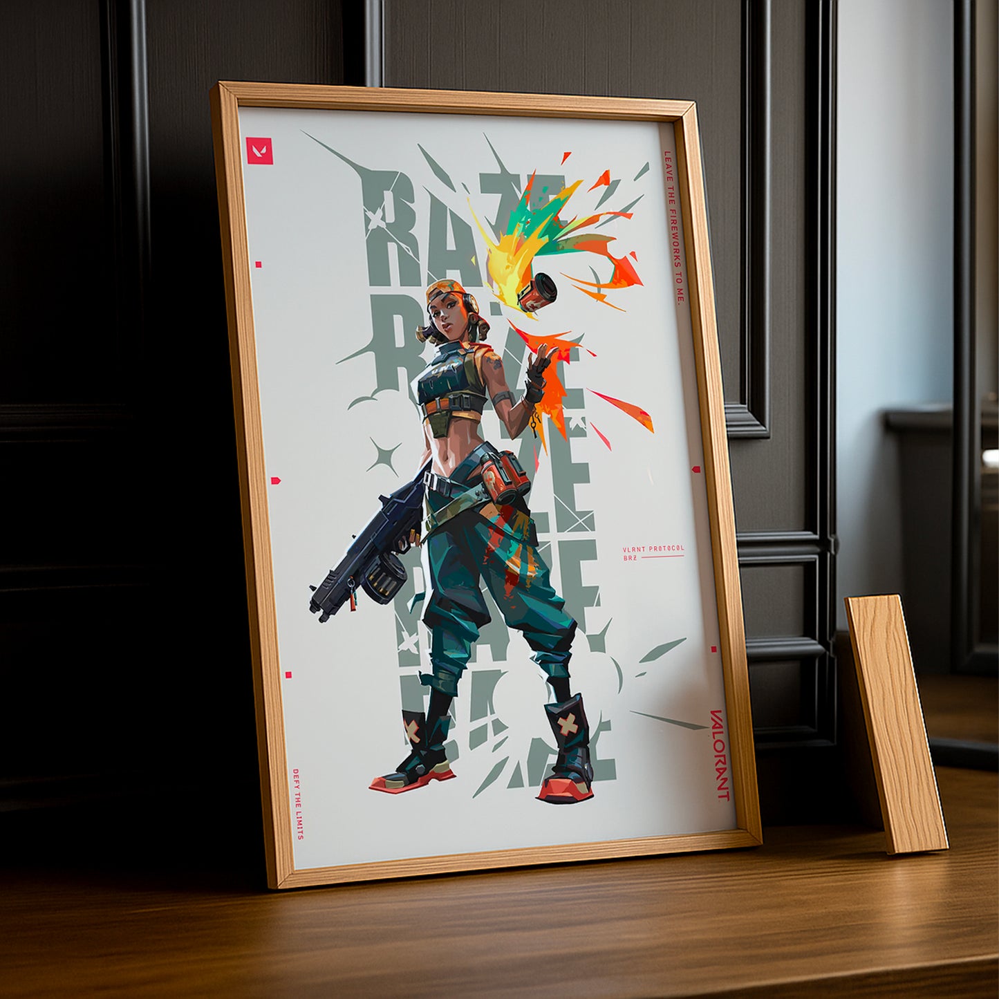 Cadre Photo Valorant - Raze