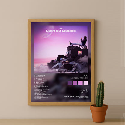 Poster Jul - Album Loin du monde