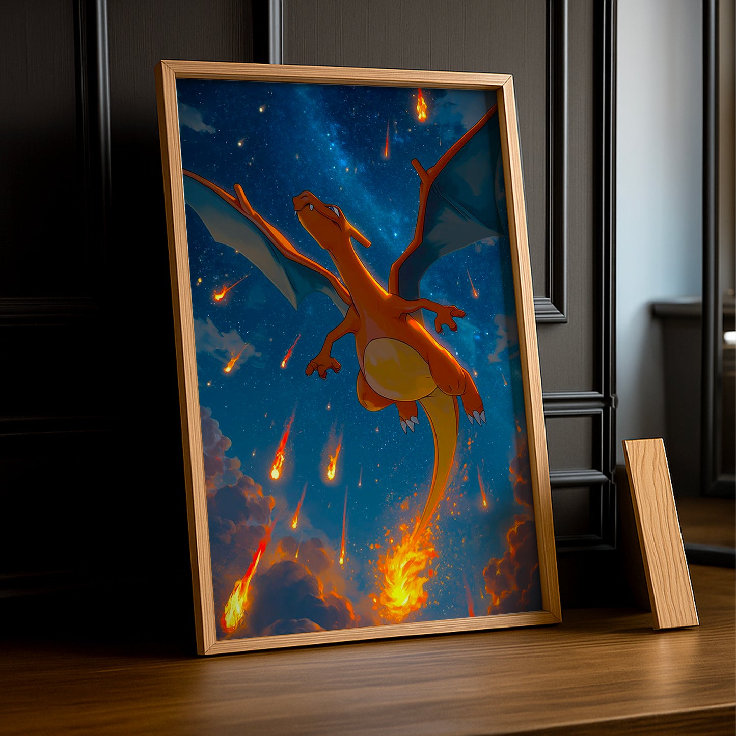 Cadre Photo Pokémon - Dracofeu Flying