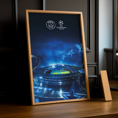 Poster encadrée Paris Saint-Germain - Ligue des Champions
