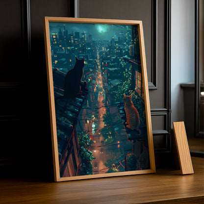 Cadre photo Chat view