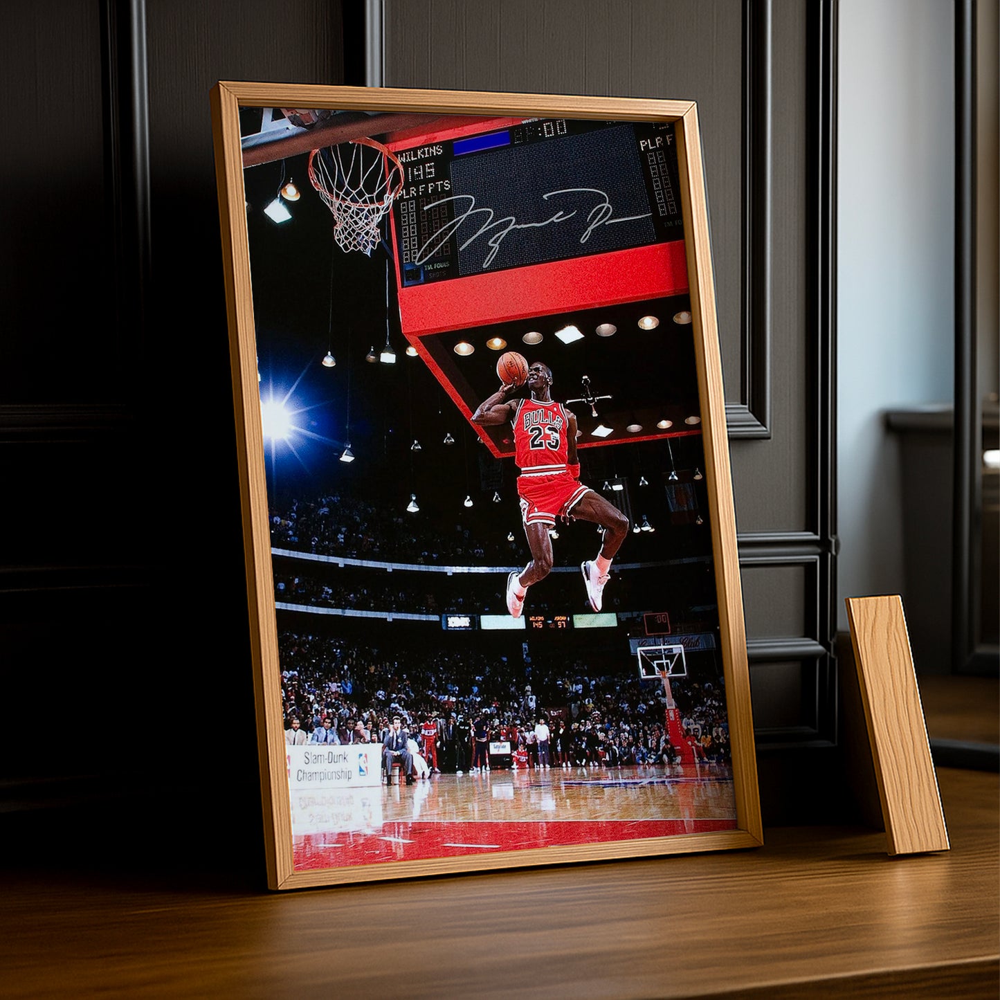 Cadre photo NBA - Michael Jordan Dunk