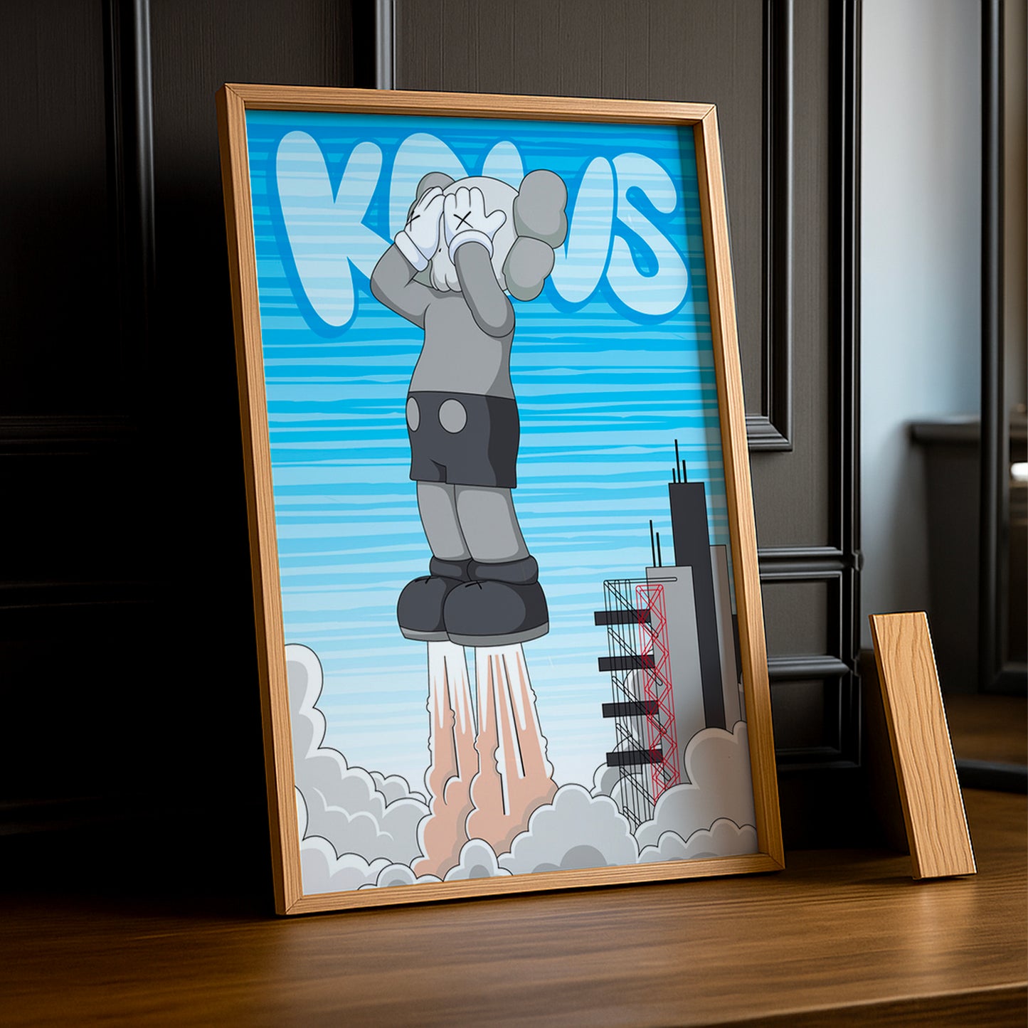 Poster Kaws Fusée