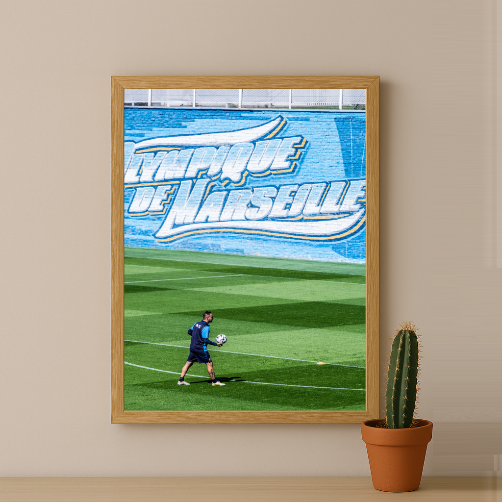 Poster encadrée Olympique de Marseille - Wall