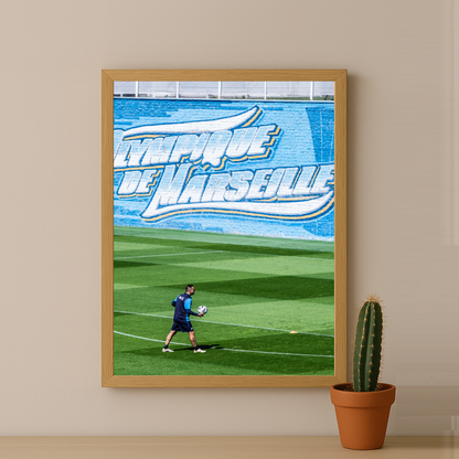 Poster encadrée Olympique de Marseille - Wall