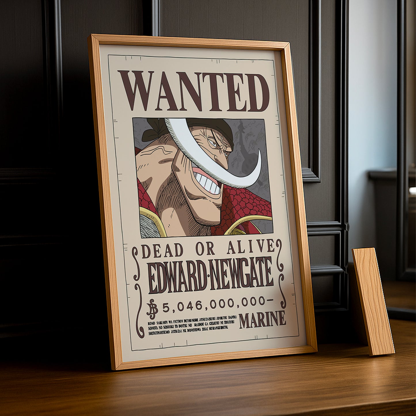 Cadre photo One Piece - Wanted Edward Newgate