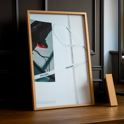 Cadre Photo Prada - Ruban Blanc