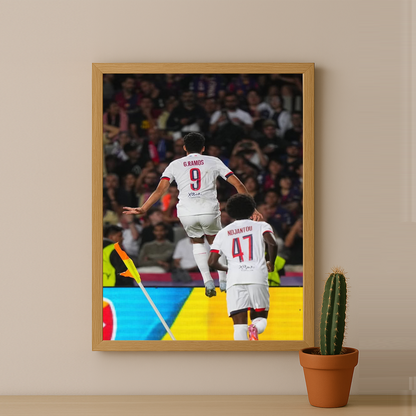 Poster encadrée Paris Saint-Germain - G.Ramos