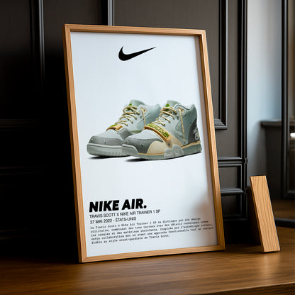 Cadre photo Travis Scott x Nike Air Trainer 1 SP