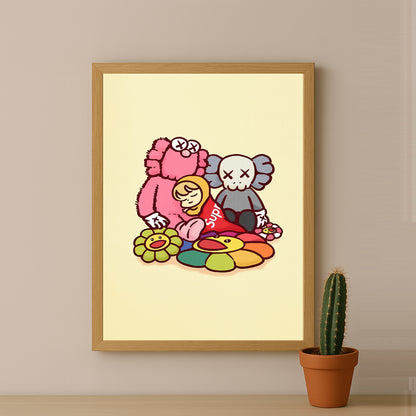 Cadre photo Supreme - Kaws