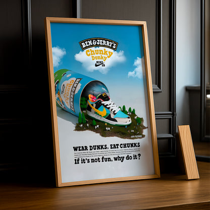 Poster Nike Ben & Jerry's Chunky Dunky