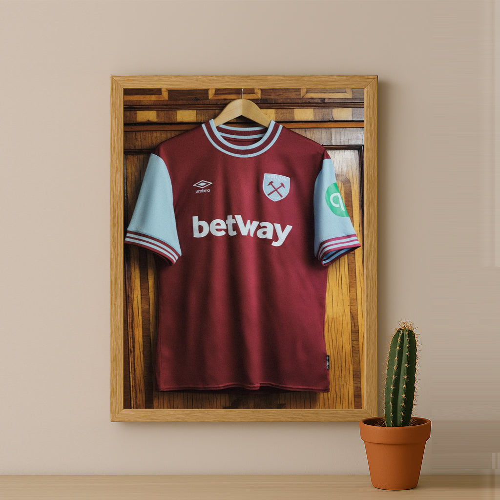 Cadre photo - Maillot West Ham 25-26