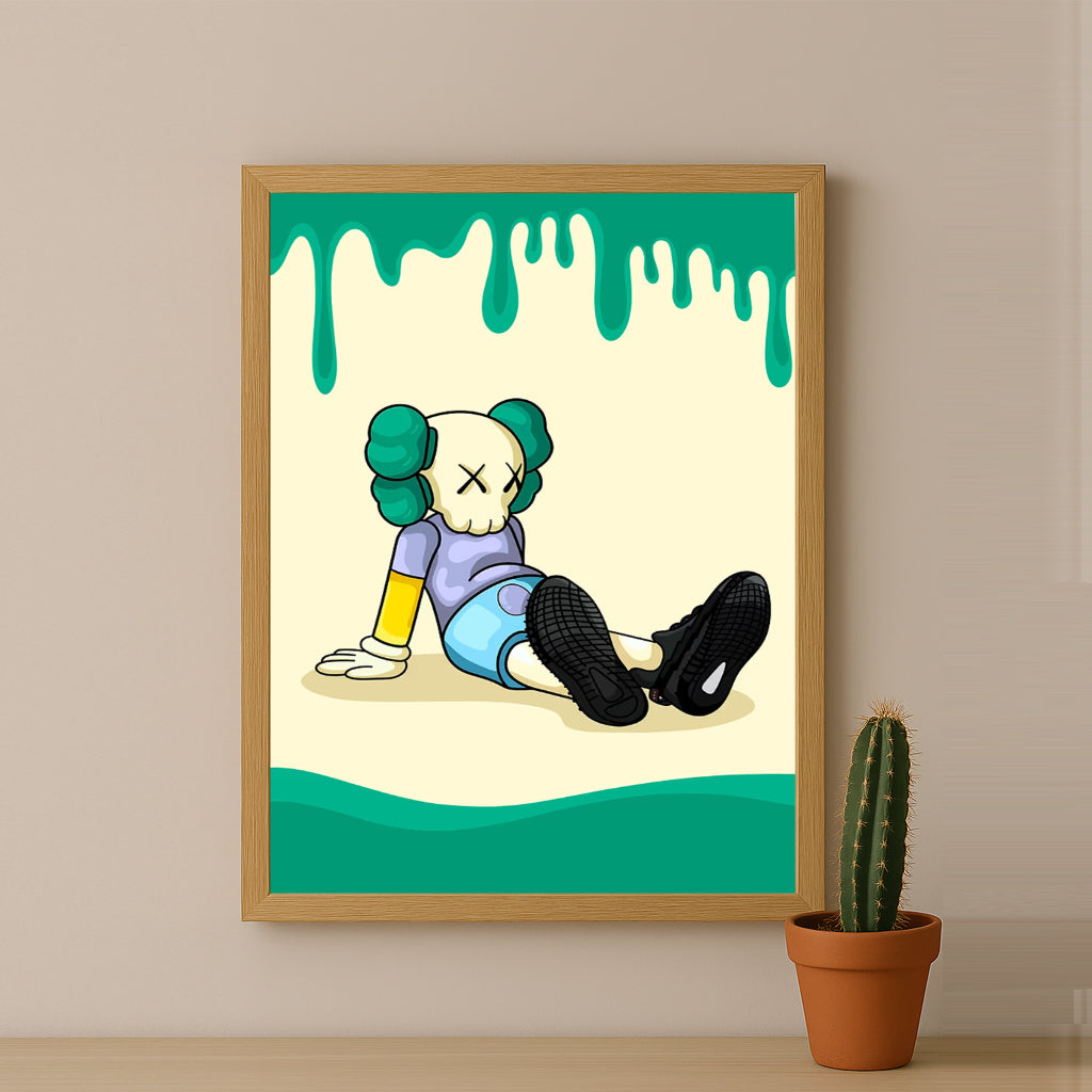 Cadre photo Kaws - Gluant