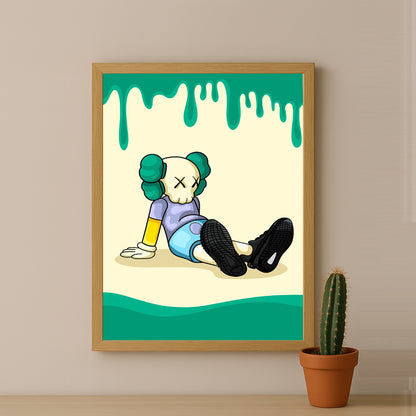Cadre photo Kaws - Gluant