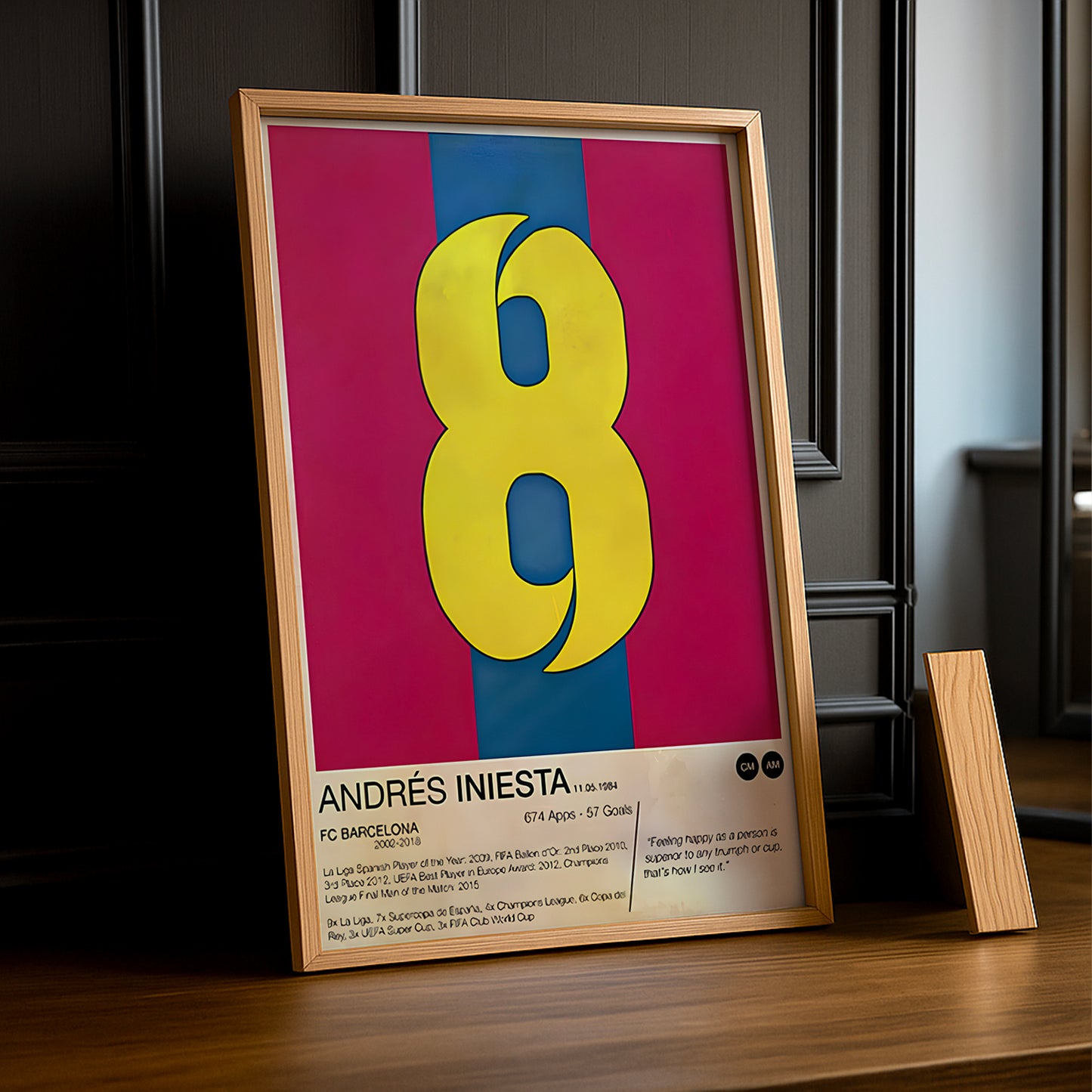 Cadre photo de Andrés Iniesta