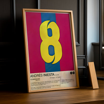 Cadre photo de Andrés Iniesta