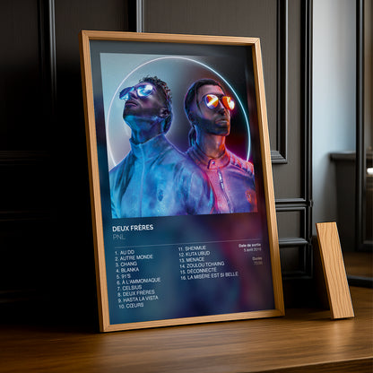 Cadre photo Album Deux frères PNL