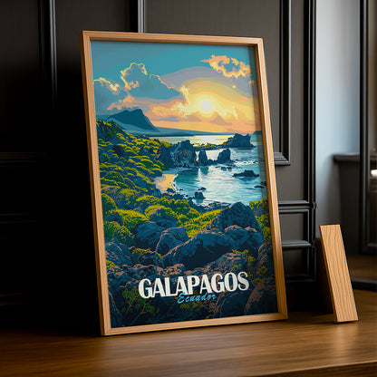 Cadre photo Galapagos Ecuador
