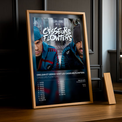 Cadre photo Orelsan et Cringe sont les casseurs flowters
