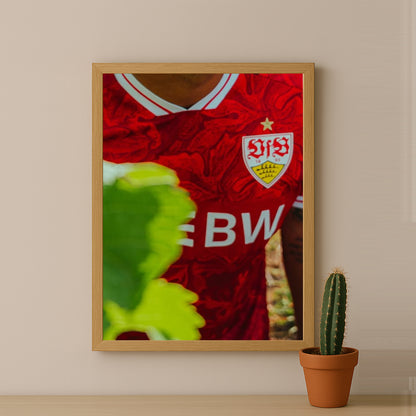 Poster Maillot Football - Stuttgart Kit 25-26