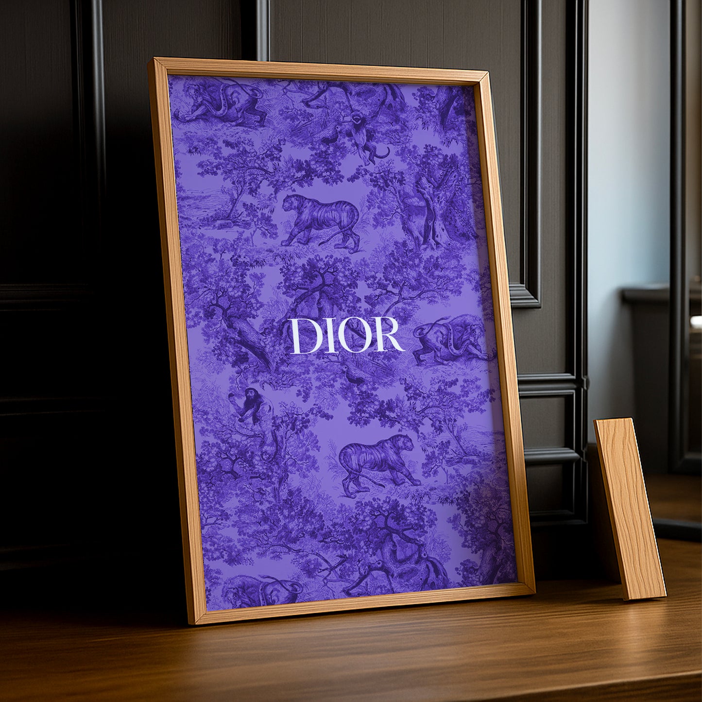 Cadre photo Dior Violet Dessin