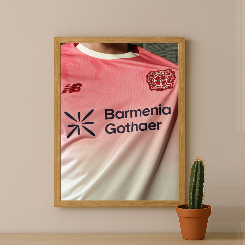 Poster Maillot Football - Bayer Leverkusen Kit 25-26
