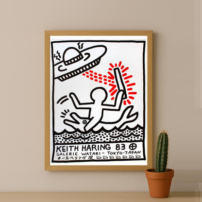 Cadre photo Keith Haring Tokyo-Japan