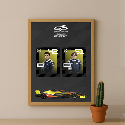 Cadre Photo GP Explorer Ludwig x Reevs x The Crew Motorfest – Affiche Encadrée Officielle Course & Gaming