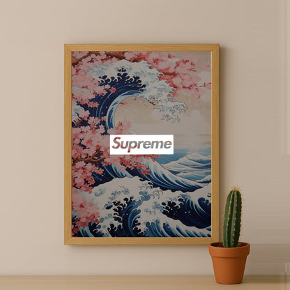 Cadre photo Supreme - Japan Wave