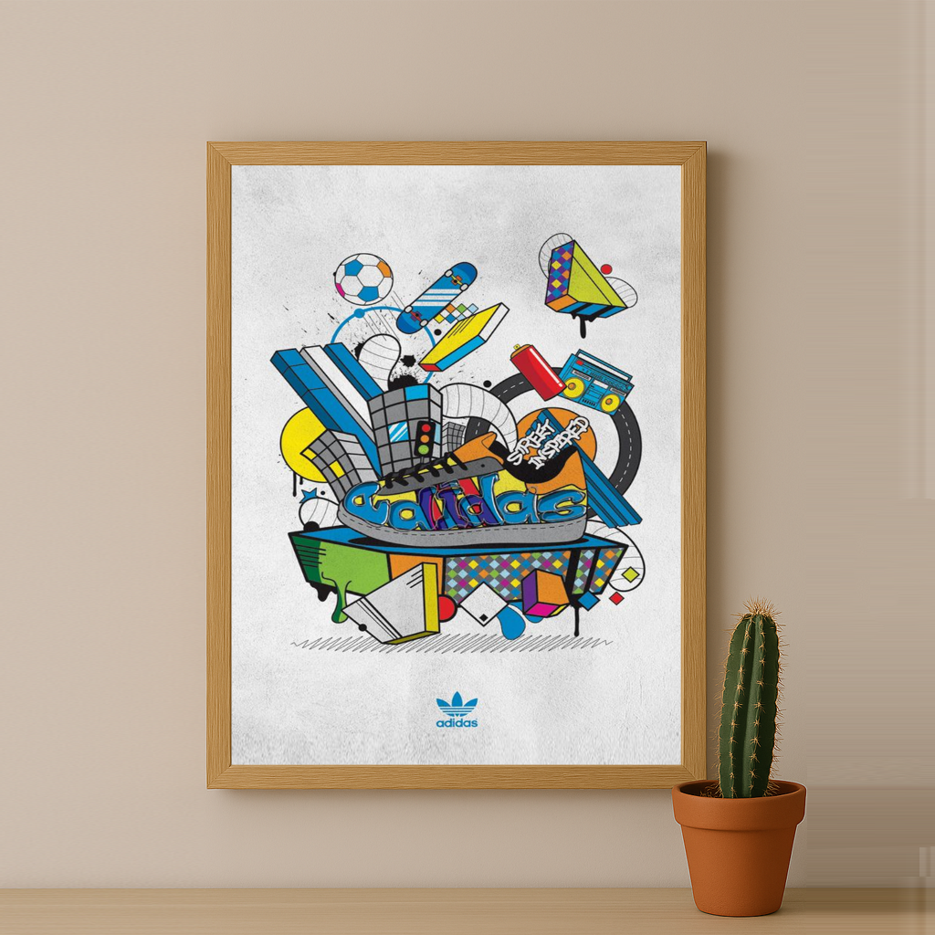 Cadre photo Adidas - Street Inspired