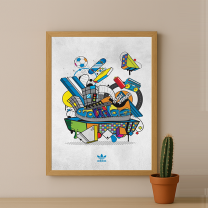 Cadre photo Adidas - Street Inspired