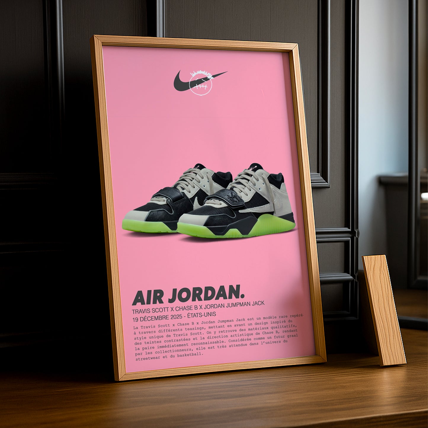 Cadre Photo Sneakers - Jordan Jumpman Jack Travis Scott x Chase B